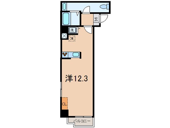 アムス四谷三丁目の物件間取画像